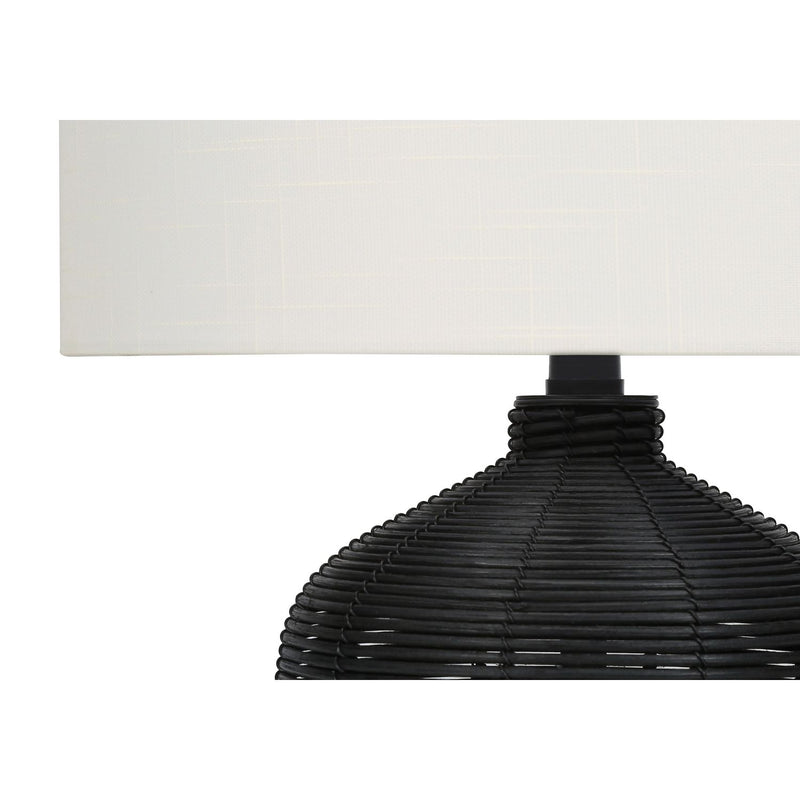 Iluminación, Lámpara de Mesa, Ratán, Moderna