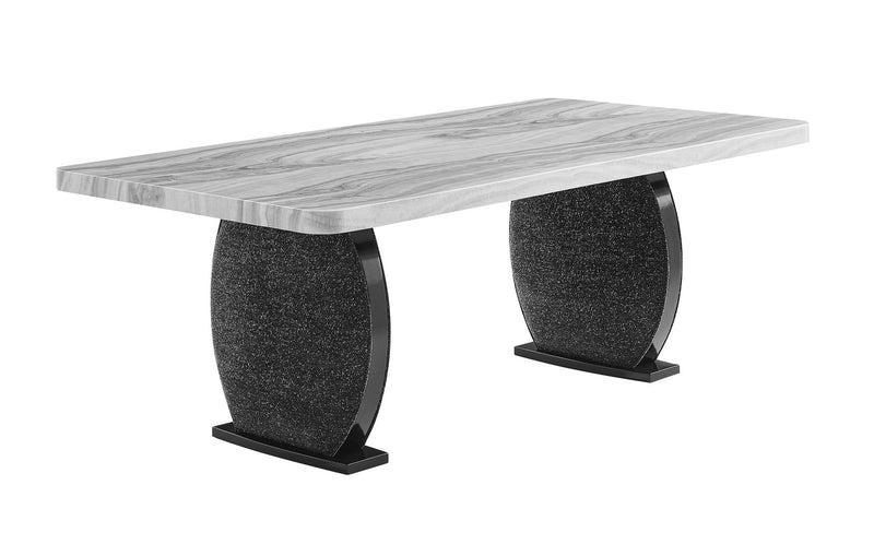 D2502 - 9 Piece Dining Room Set - Black