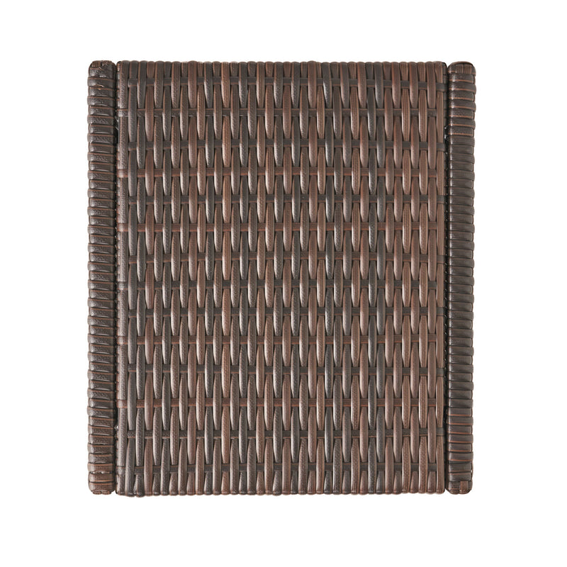 Bucharest - End Table C Shaped Side Table Rattan - Brown