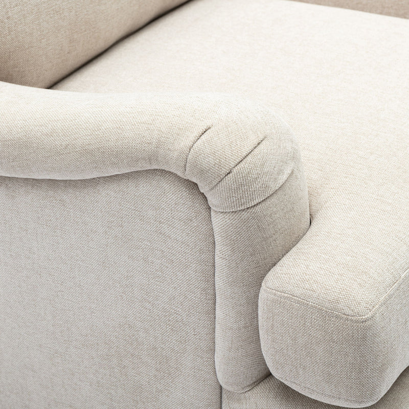 Candor - Chair And Ottoman Set - Beige