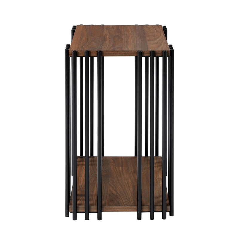 Vertex - Rectangular 3 Piece Occasional Set (1 Coffee & 2 End Tables) - Brown / Black