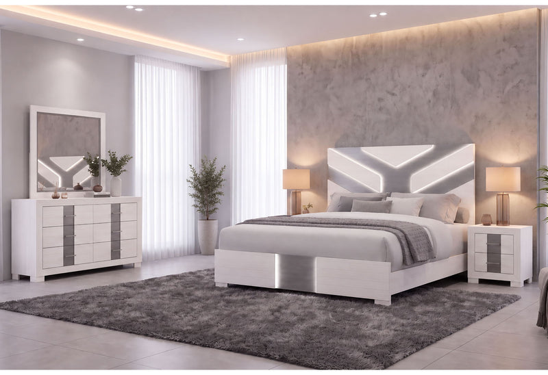 Optimus - Dresser - White / Gray