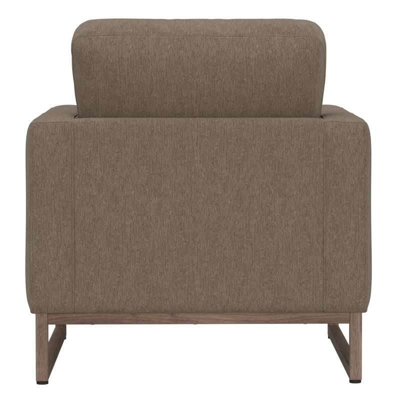 Accent Chair With Track Arm Design