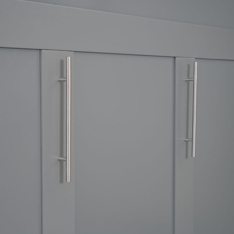 Murphy Wall Bed With LED Lights, Shelves And Drawers