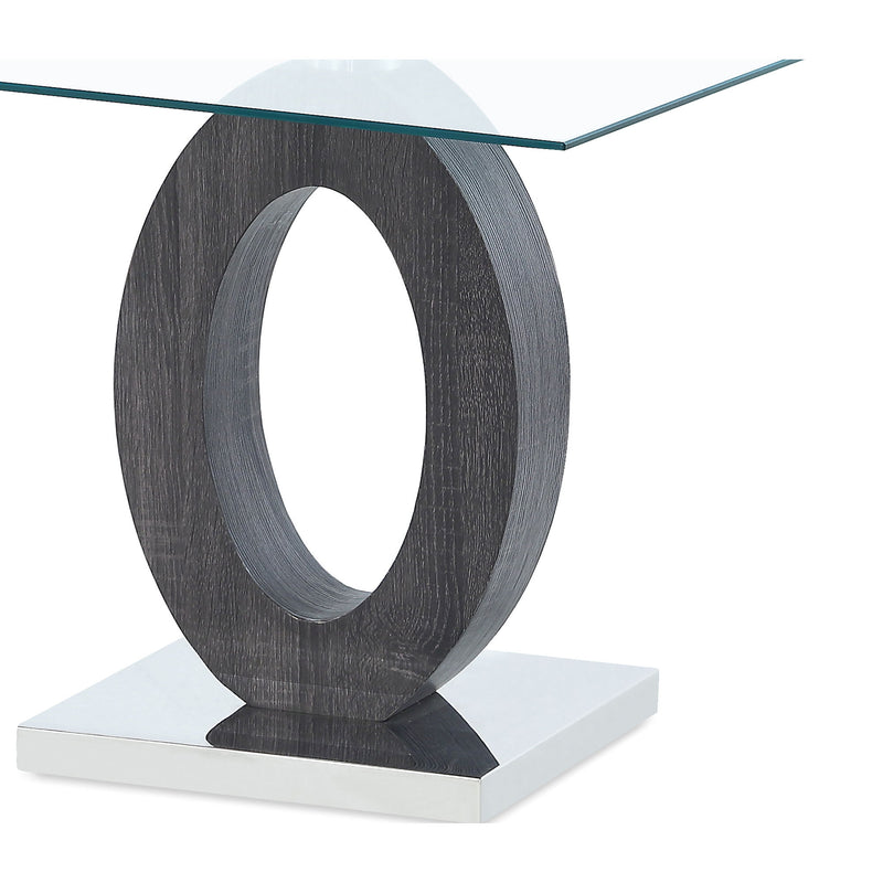 Tracker - End Table - Brown White