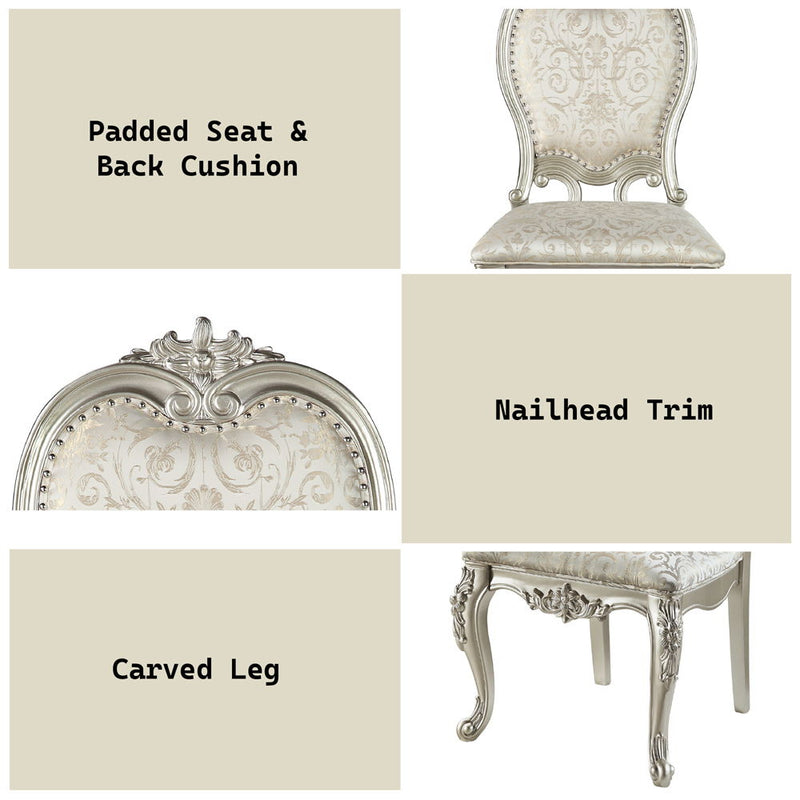 Bently - Side Chair (Set of 2) - Fabric & Champagne