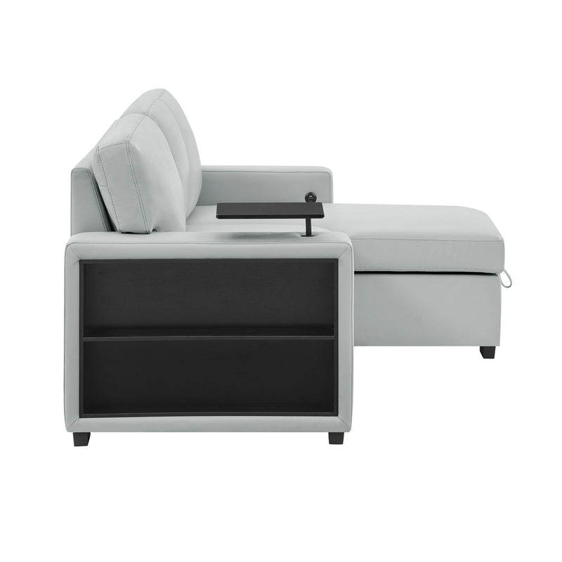 Tracey - Sofabed With Pullout - Silver