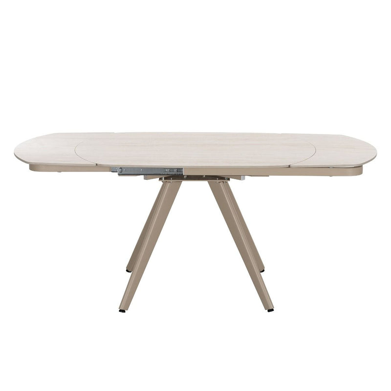 Bexley - Dining Table With Ceramic Top - Cream