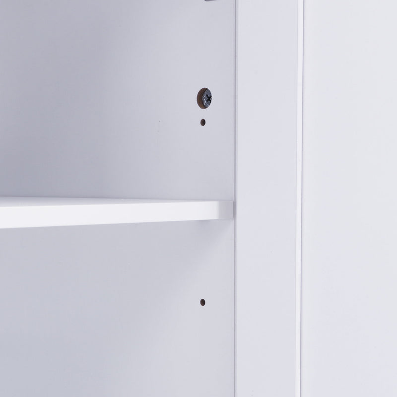 Bathroom Vanity Cabinet Only With Soft Closing Doors & Drawers, Adjustable Shelves - White