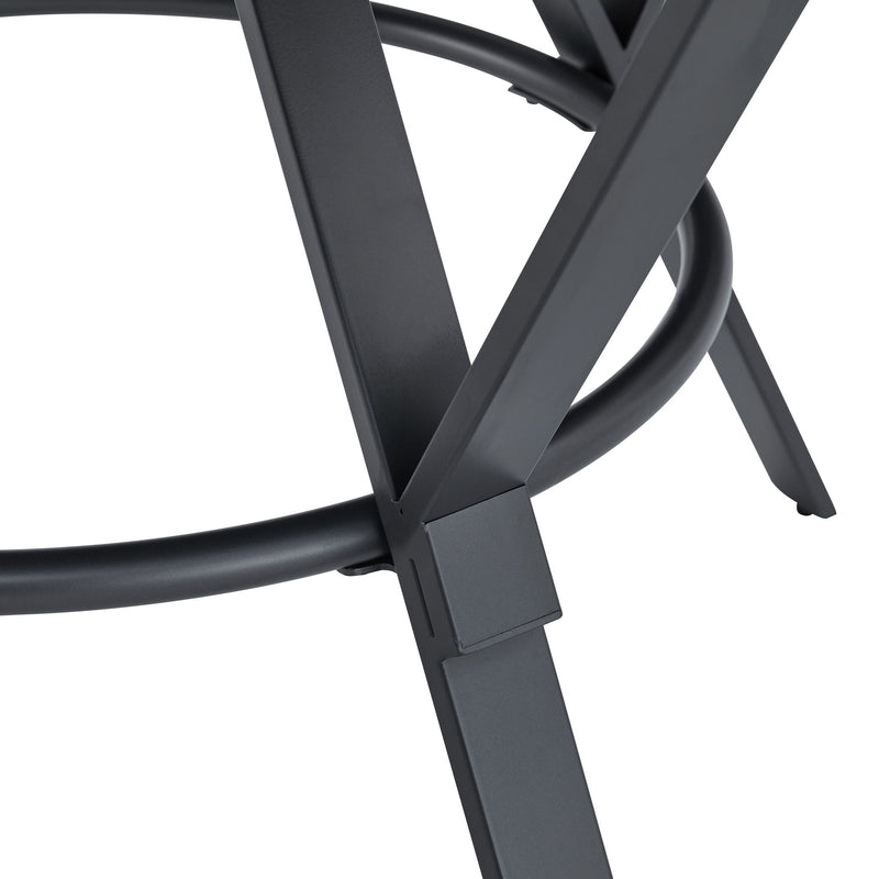 Contemporary Indoor Dining Set With Metal Legs, Birch, And Metal - Black / Natural