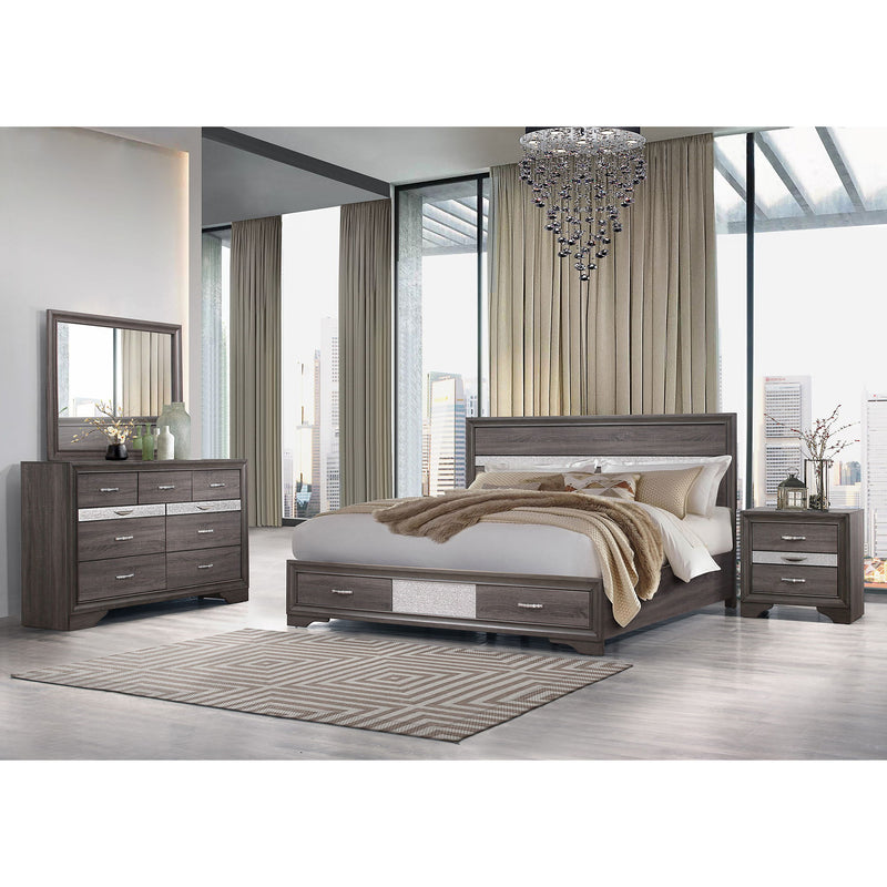 Ryder - Sparkle Nightstand - Gray