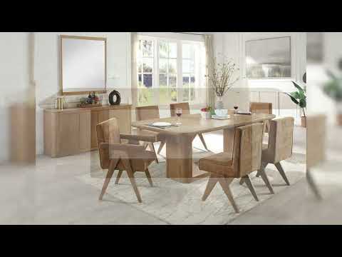 Zoey - Side Chair (Set of 2) - Chocolate Chenille & Oak