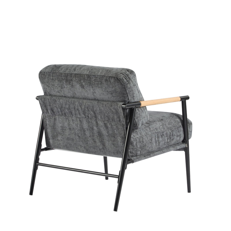 Modern Accent Chair With Cushions, Cozy Seating