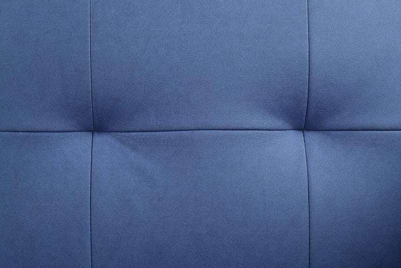 Nafisa - Adjustable Sofa & Ottoman - Blue Fabric