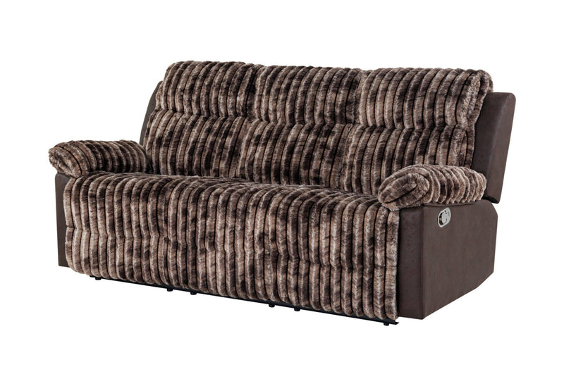 U6028 - Reclining Sofa / Console Reclining Loveseat - Brown
