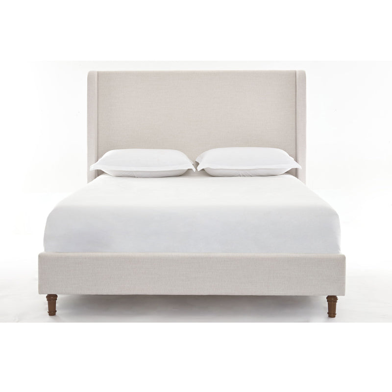 Harper - Tall Headboard Upholstered Bed / High Headboard / Elegant Simplicity / No Box Spring Needed