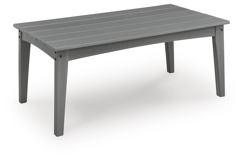 Cove Beach - Mesa de cóctel rectangular - Gris