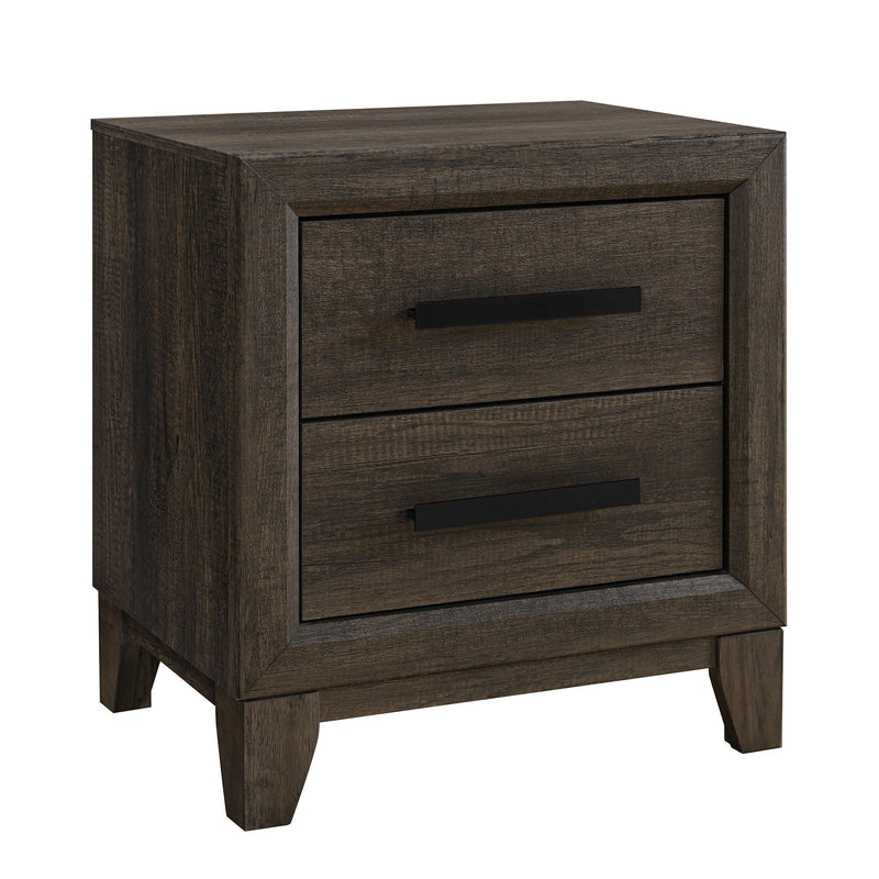Harry - Nightstand With 2 Drawers - Brown