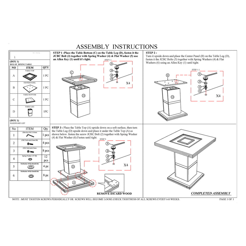 Ariya - End Table - Black