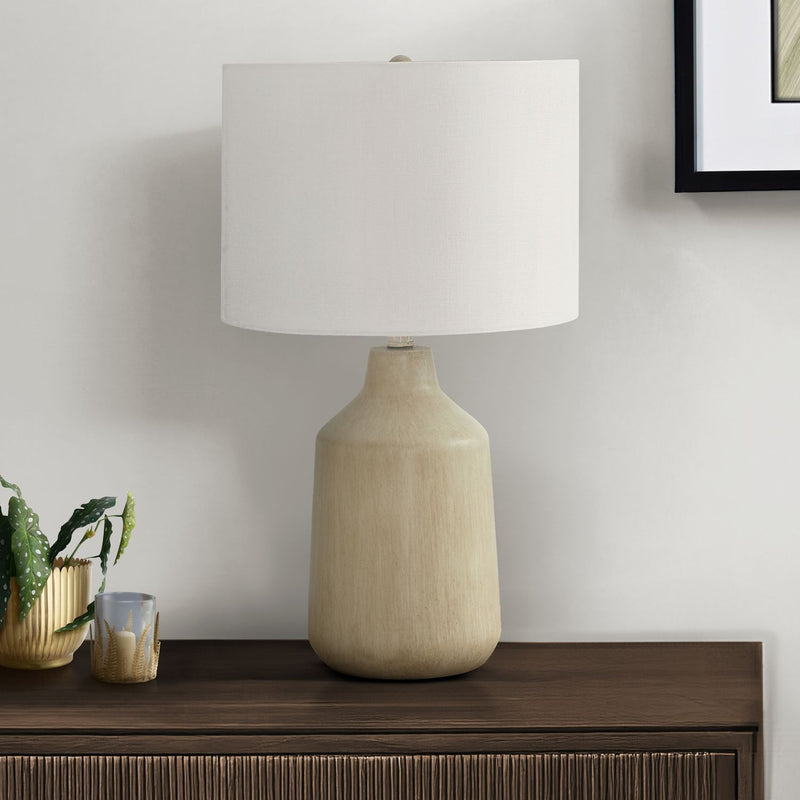 Iluminación, Lámpara de Mesa, Hormigón, Contemporáneo