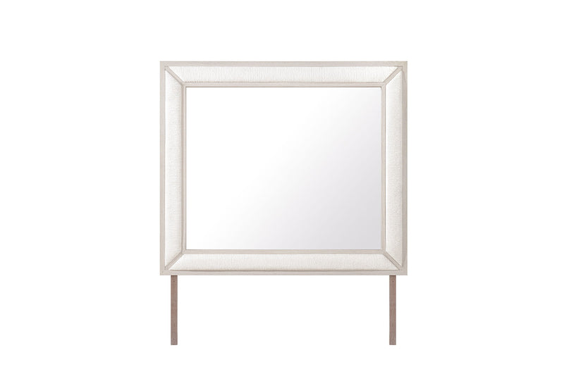 Clara - 5 Piece Full Bedroom Set (Bed, Dresser & Mirror, Nightstand, Chest) - Beige