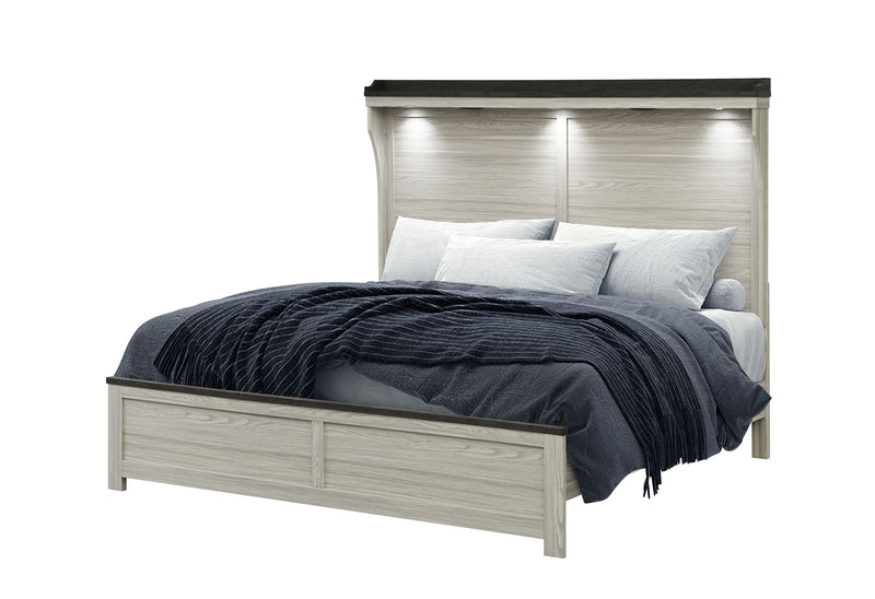 Ashley - 5 Piece King Bedroom Set - Brown