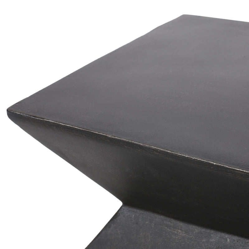 Outdoor Lightweight, Concrete Side Table - Copper