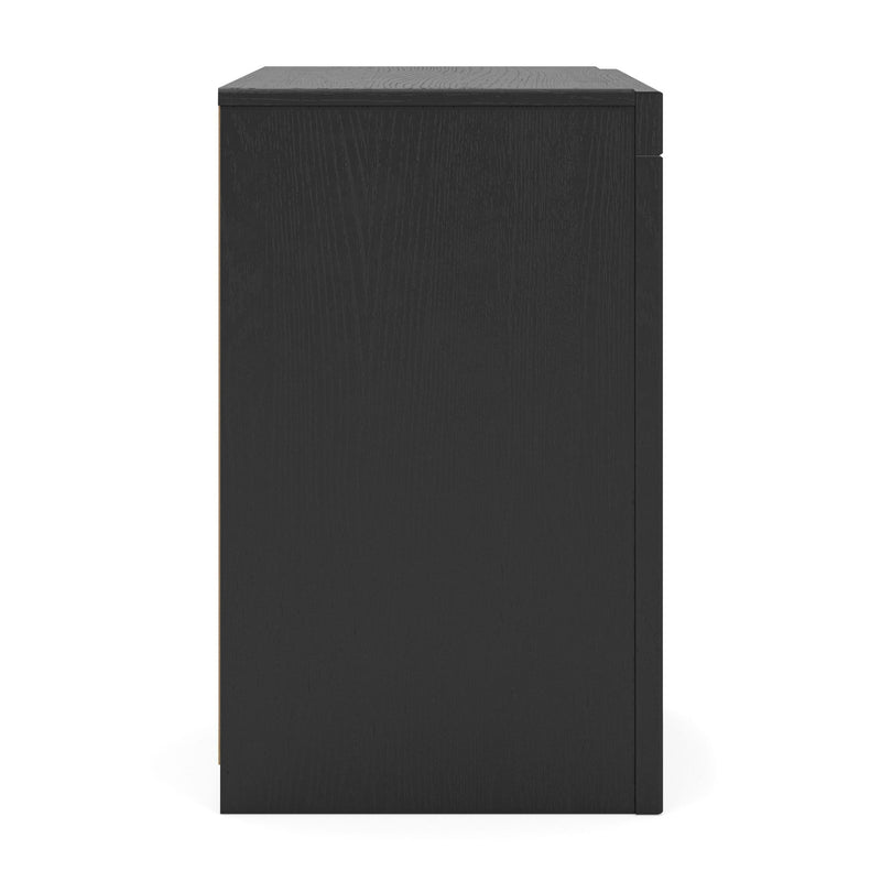Stabotta - Two Drawer Night Stand - Black