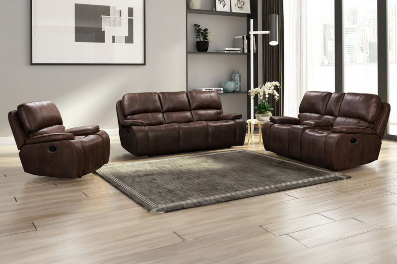 Brookings - Power Lift Recliner With Heat & Massage - Brown