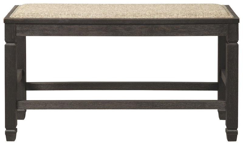 Tyler Creek - DBL Counter UPH Bench  - Antique Black
