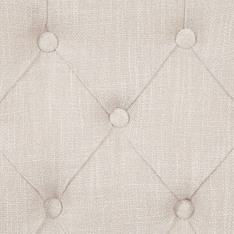 Gerardo - Side Chair (Set of 2) - Beige Linen & Weathered Espresso