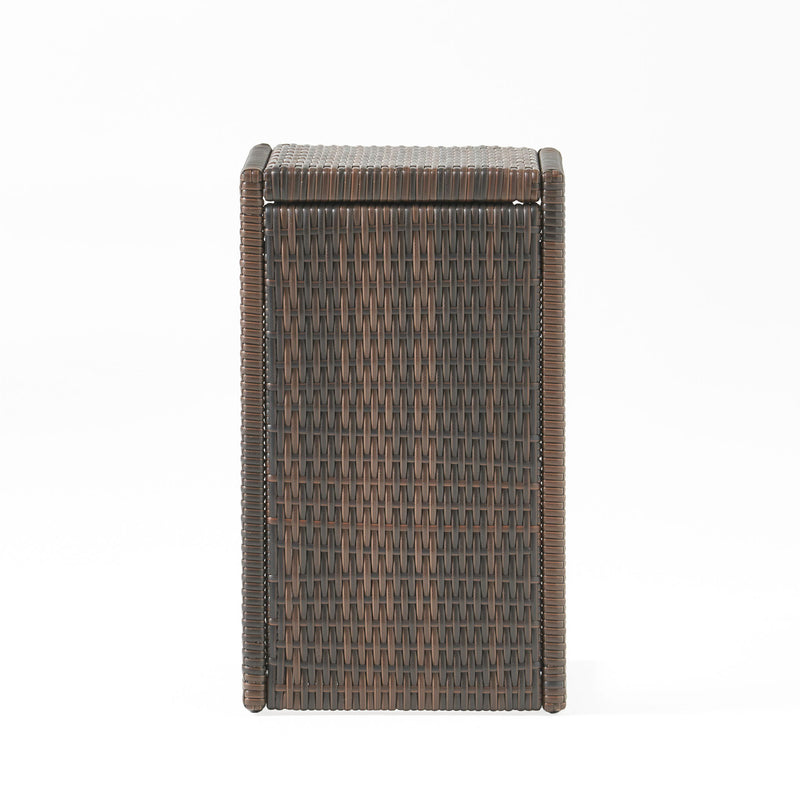 Bucharest - End Table C Shaped Side Table Rattan - Brown