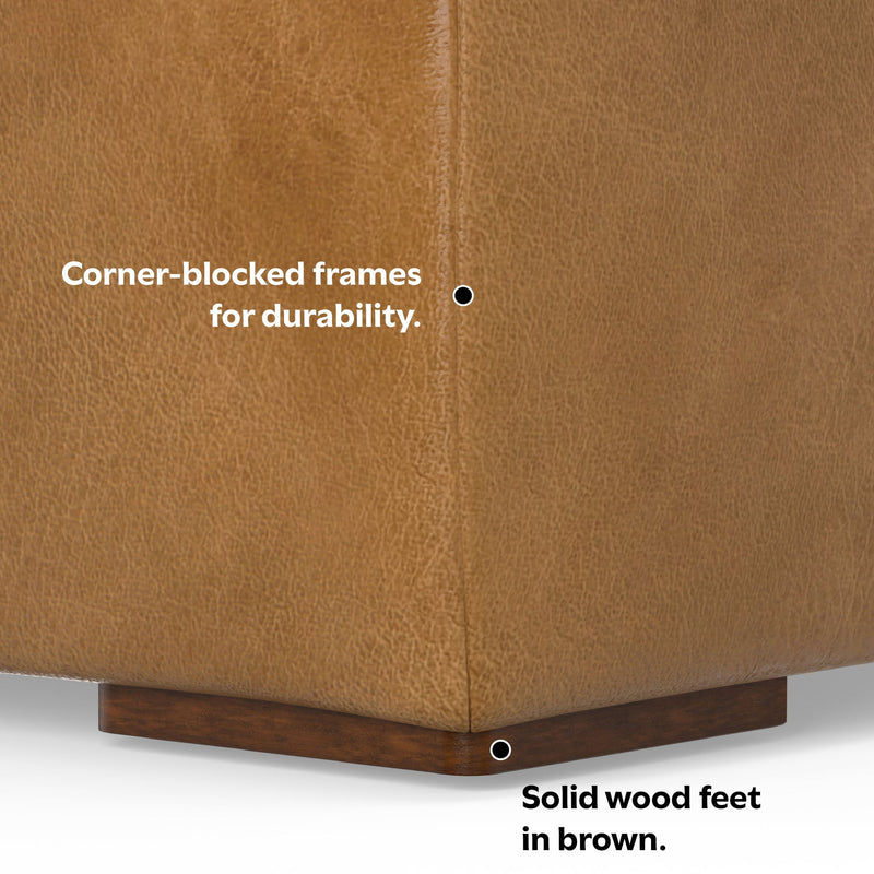 Rex - Handcrafted Sectional Sofa And Ottoman
