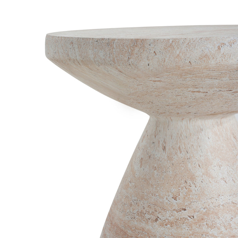 Outdoor / Indoor Lightweight Concrete Side Table
