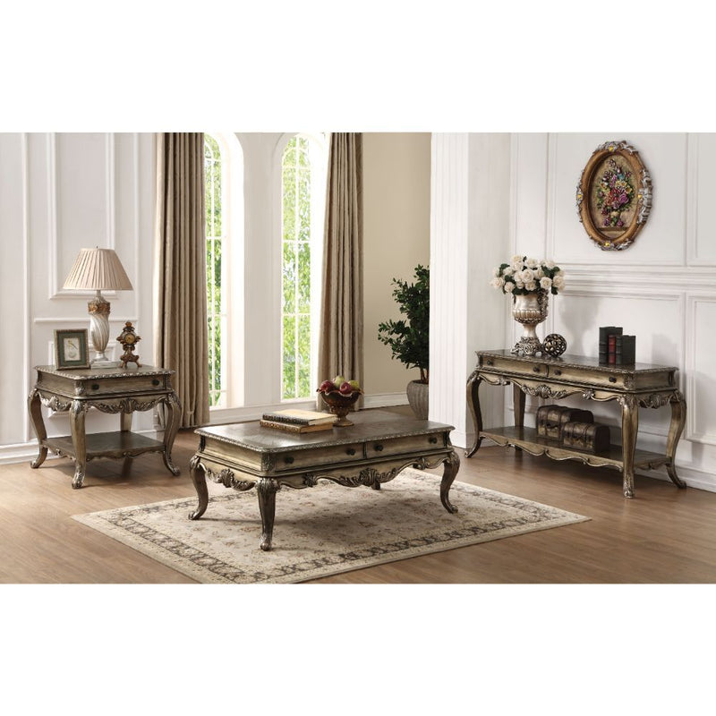 Ragenardus - End Table - Vintage Oak