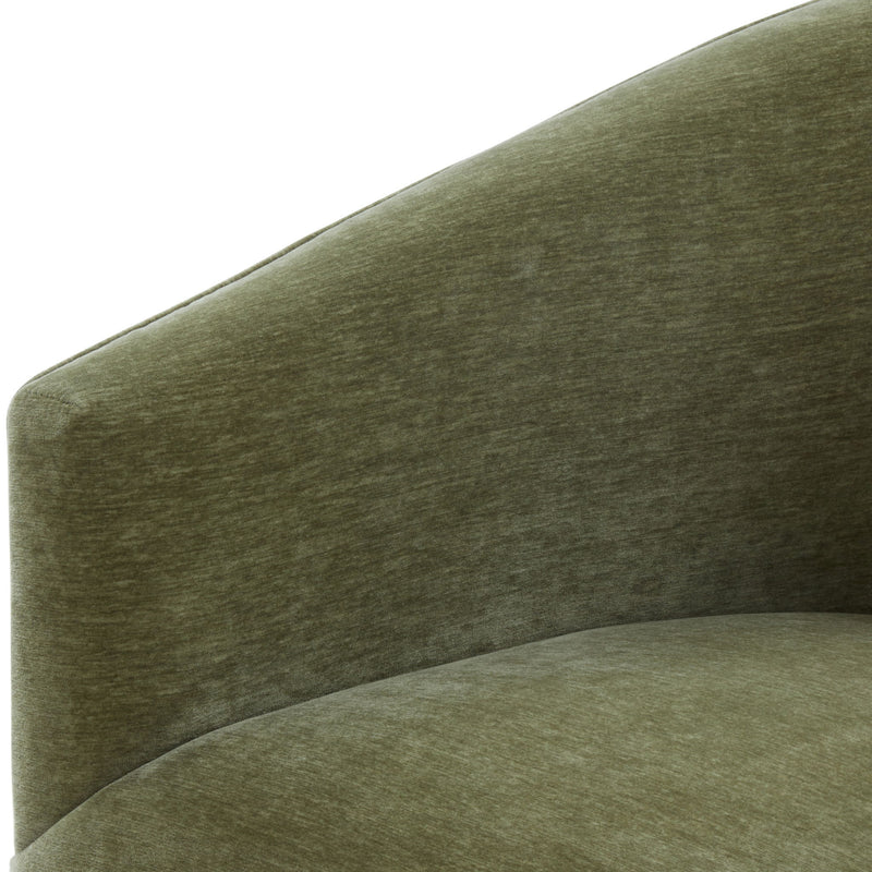Elm - Skirted Swivel Chair