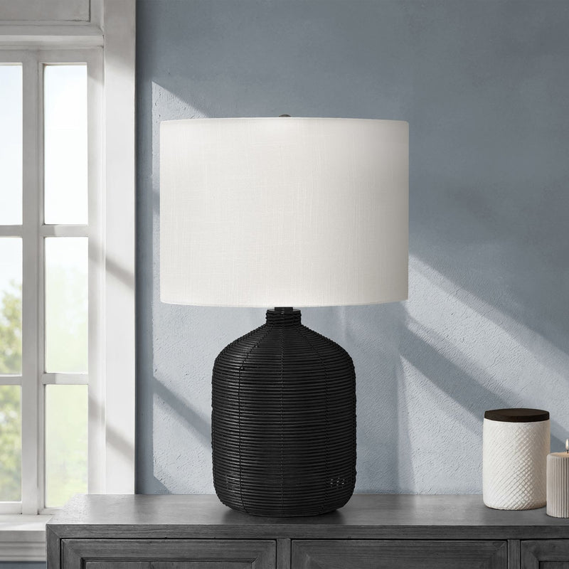 Iluminación, Lámpara de Mesa, Ratán, Moderna