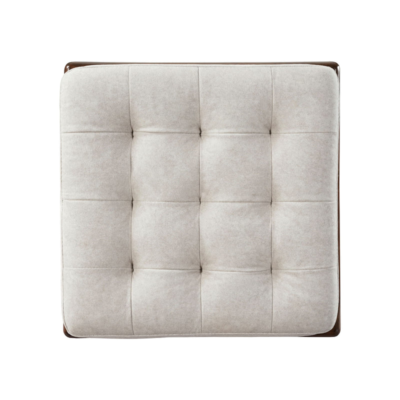 Letitia - Cat Bed Ottoman - Walnut
