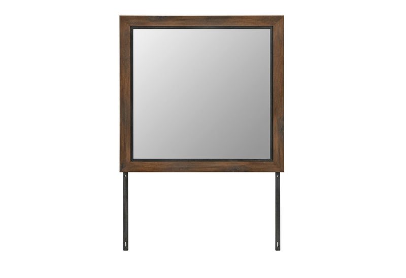 Optimus - 5 Piece Full Bedroom Set - Black / Brown