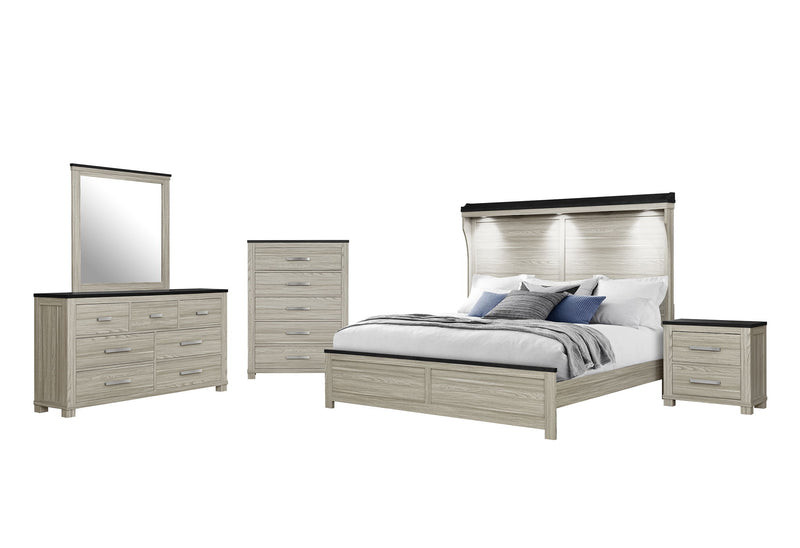Ashley - Full Panel Bed - Brown