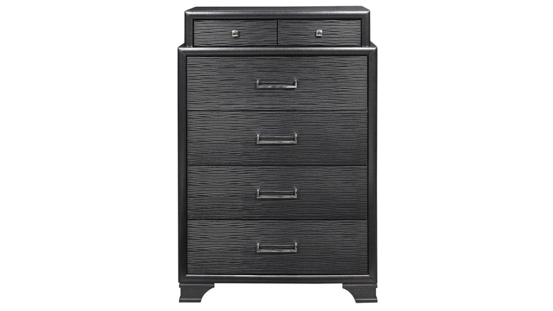 Jordyn - 5 Piece Full Bedroom Set - Gray