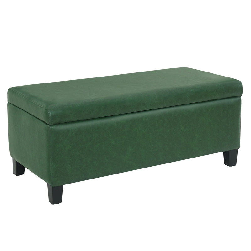 Storage Ottoman With Flip Top Lid