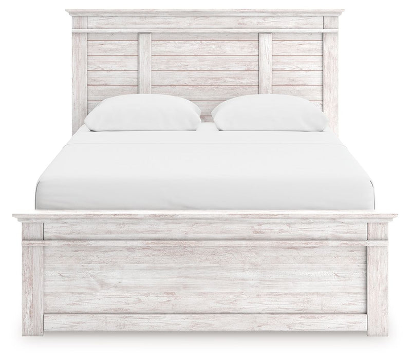 Makidern - Panel Storage Bed