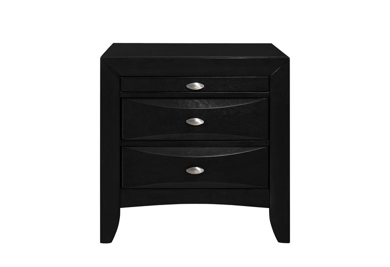 Linda - 5 Piece King Bedroom Set - Black