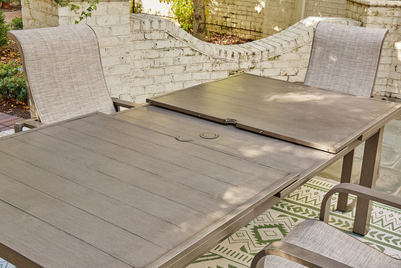 Beach Front - RECT Dining Room EXT Table - Beige