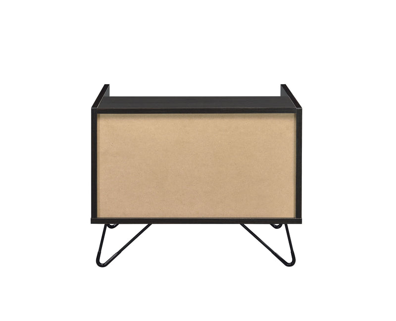 Melkree - Accent Table With Display & Utility Function - Black