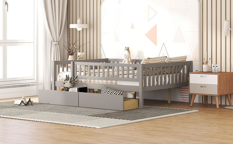 Multifunctional Wooden Daybed Bed