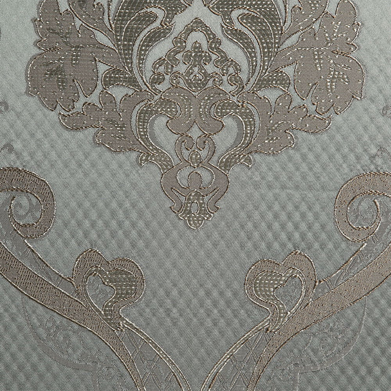 Miliani - Loveseat With 3 Pillows - Fabric & Antique Bronze