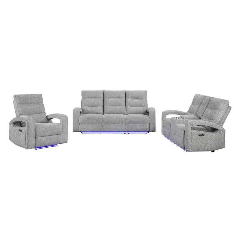 Isolde - Power Recliner, LED Lighting - Gray
