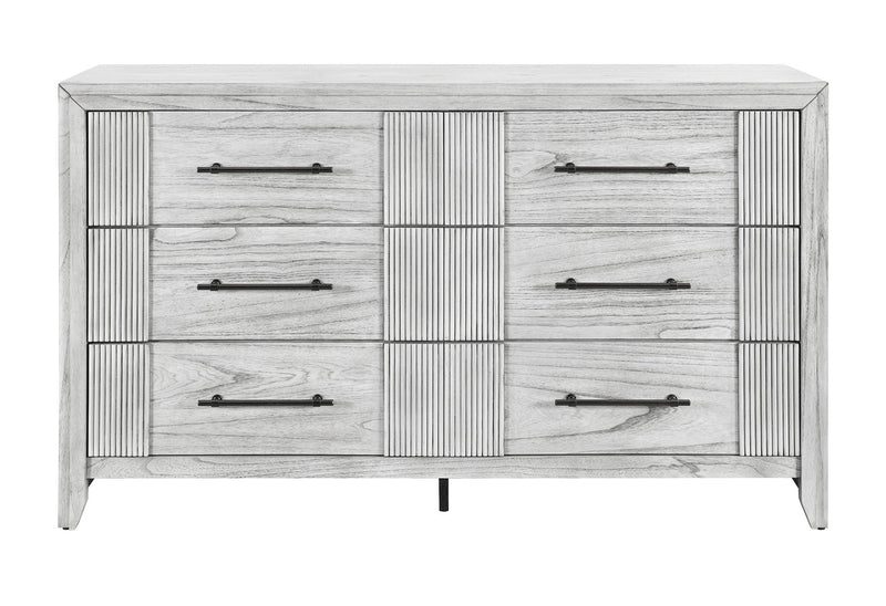 Elsie - 5 Piece Queen Bedroom Set - Light Gray